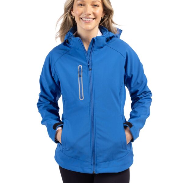 Milford Waterproof Softshell Full Zip Hooded Womens Jacket Thumbnail
